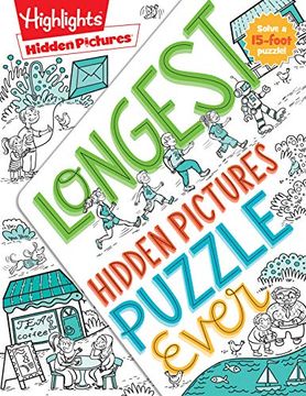portada Longest Hidden Pictures® Puzzle Ever (Highlights(Tm) Longest Activity Books Ever) (en Inglés)
