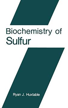 portada Biochemistry of Sulfur (Biochemistry of the Elements) (en Inglés)