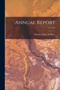 portada Annual Report; 25, 1916 (en Inglés)