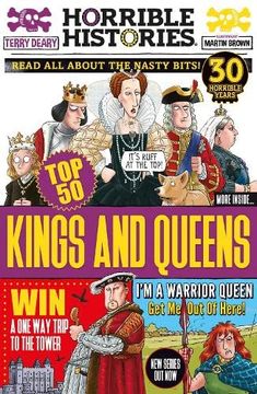 portada Top 50 Kings and Queens (Horrible Histories)