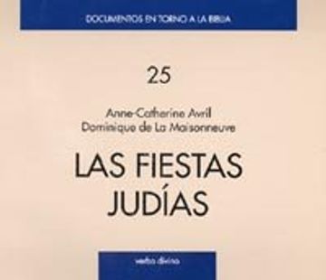 portada Las fiestas judías (Documentos en torno a la Biblia) (in Spanish)