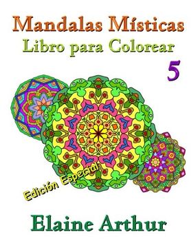 portada Mandalas Misticas Libro para Colorear No. 5 Edicion Especial (Volume 5) (Spanish Edition)