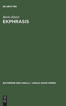 portada Ekphrasis (Buchreihe der Anglia (en Alemán)