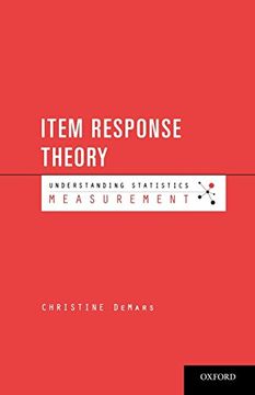 portada Item Response Theory (Understanding Statistics) (en Inglés)
