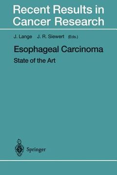 portada esophageal carcinoma: state of the art (en Inglés)