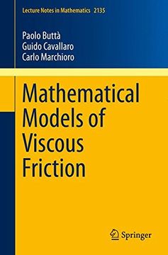 portada Mathematical Models of Viscous Friction (Lecture Notes in Mathematics) (in English)