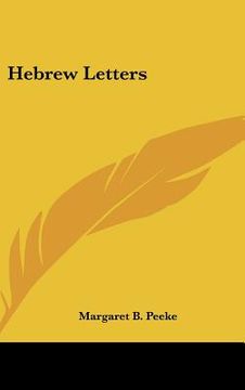 portada hebrew letters (en Inglés)