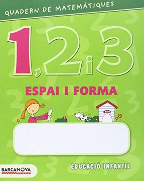 portada Quadern de matemàtiques 1, 2 i 3. Espai i forma 1 (Materials Educatius - Parvulari) (en Catalá)