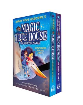portada Magic Tree House Graphic Novels 1-2 Boxed Set: Dinosaurs Before Dark 
