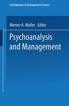 portada psychoanalysis and management (in English)