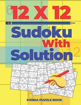 portada 12X12 Sudoku With Solutions: Brain Games Sudoku - Logic Games for Adults (en Inglés)