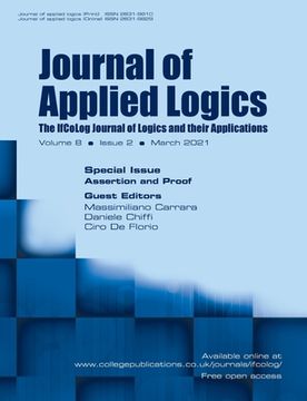 portada Journal of Applied Logics. The Ifcolog Journal of Logics and Their Applications. Volume 8, Issue 2, March 2021. Special Issue Assertion and Proof (en Inglés)