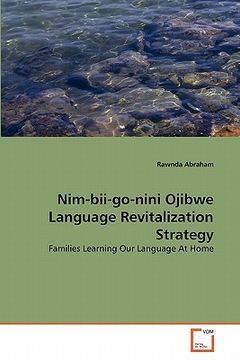 portada nim-bii-go-nini ojibwe language revitalization strategy (en Inglés)