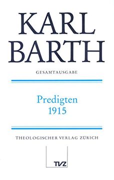 portada Karl Barth Gesamtausgabe: Band 27: Predigten 1915
