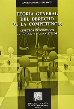 portada Teoria General Del Derecho De La Competencia Aspectos