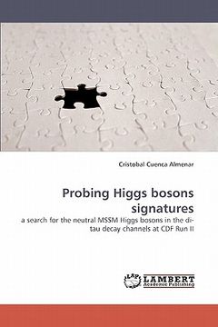 portada probing higgs bosons signatures (en Inglés)