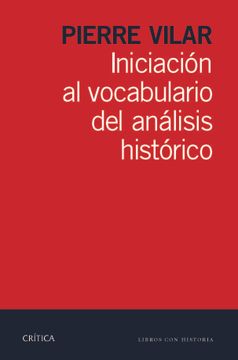 portada Iniciación al Vocabulario del Análisis Histórico