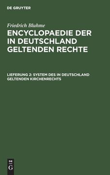 portada System des in Deutschland Geltenden Kirchenrechts (German Edition) [Hardcover ] (in German)