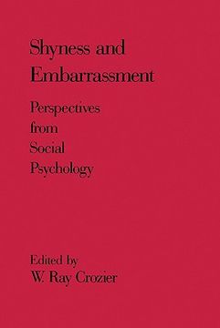 portada Shyness and Embarrassment Hardback: Perspectives From Social Psychology (in English)