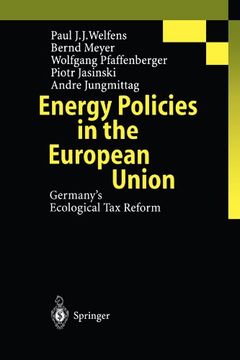portada energy policies in the european union: germany's ecological tax reform (en Inglés)
