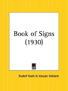 portada book of signs (in English)