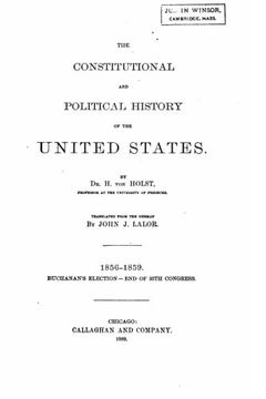 portada The constitutional and political history of the United States