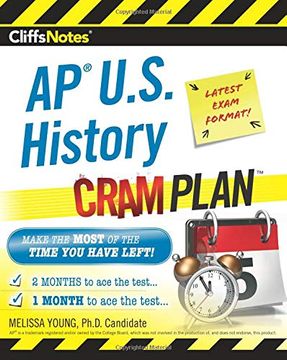portada Cliffsnotes ap U. S. History Cram Plan (Cliffnotes) (en Inglés)