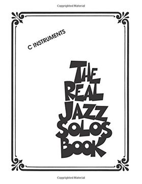 portada The Real Jazz Solos Book [no Binding ] 