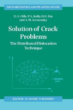 portada solution of crack problems: the distributed dislocation technique (en Inglés)