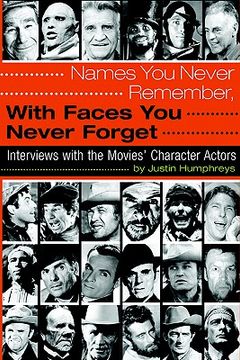 portada names you never remember, with faces you never forget