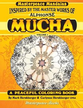 portada Mucha Masterpeace Mandalas Coloring Book Volume 1 (in English)