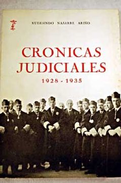 portada Crónicas judiciales, 1928-1935 (Temas aragoneses)