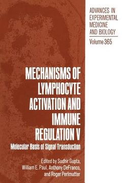 portada Mechanisms of Lymphocyte Activation and Immune Regulation V: Molecular Basis of Signal Transduction (en Inglés)