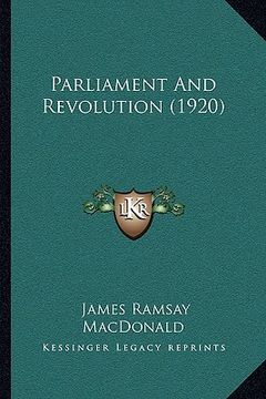 portada parliament and revolution (1920) (en Inglés)