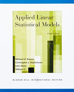 Libro Applied Linear Statistical Models De Kutner - Buscalibre