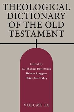 portada Theological Dictionary of the old Testament, Volume ix (en Inglés)