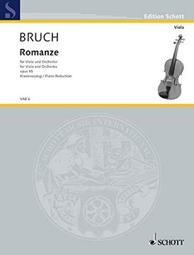 portada romance in f major, op. 85: viola and piano (in English)