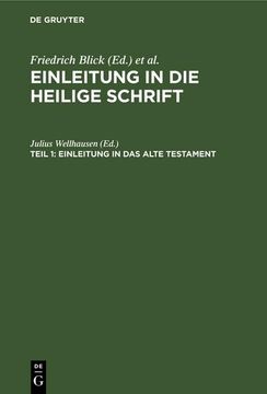 portada Einleitung in das Alte Testament (en Alemán)