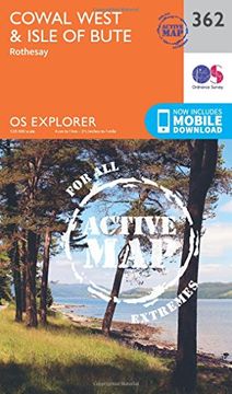 portada Cowal West and Isle of Bute (OS Explorer Active Map)