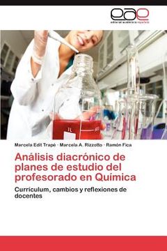 portada an lisis diacr nico de planes de estudio del profesorado en qu mica (en Inglés)