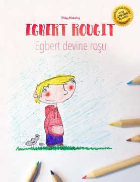 portada Egbert rougit/Egbert devine roşu: Un livre à colorier pour les enfants (Edition bilingue français-roumain) (en Francés)