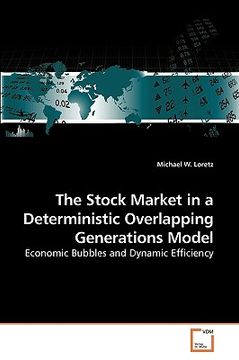 portada the stock market in a deterministic overlapping generations model (en Inglés)