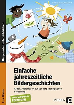 portada Einfache Jahreszeitliche Bildergeschichten: Arbeitsmaterialien zur Sonderpädagogischen Förderung (2. Bis 4. Klasse) (in German)