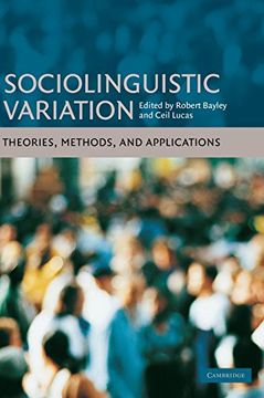 portada Sociolinguistic Variation: Theories, Methods, and Applications 
