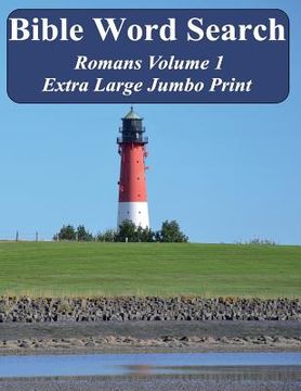 portada Bible Word Search Romans Volume 1: King James Version Extra Large Jumbo Print (en Inglés)