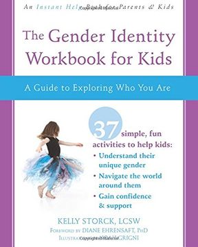portada The Gender Identity Workbook for Kids: A Guide to Exploring who you are (an Instant Help Book for Teens) (en Inglés)