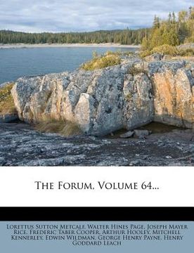 portada the forum, volume 64... (en Inglés)