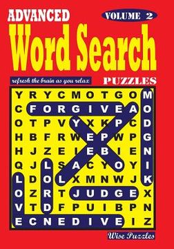 portada ADVANCED Word Search Puzzles. Vol. 2 (en Inglés)