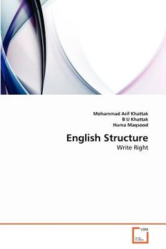 portada english structure (en Inglés)