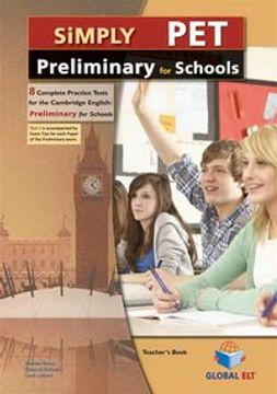 portada SIMPLY PET FOR SCHOOLS 8 TESTS (en Inglés)